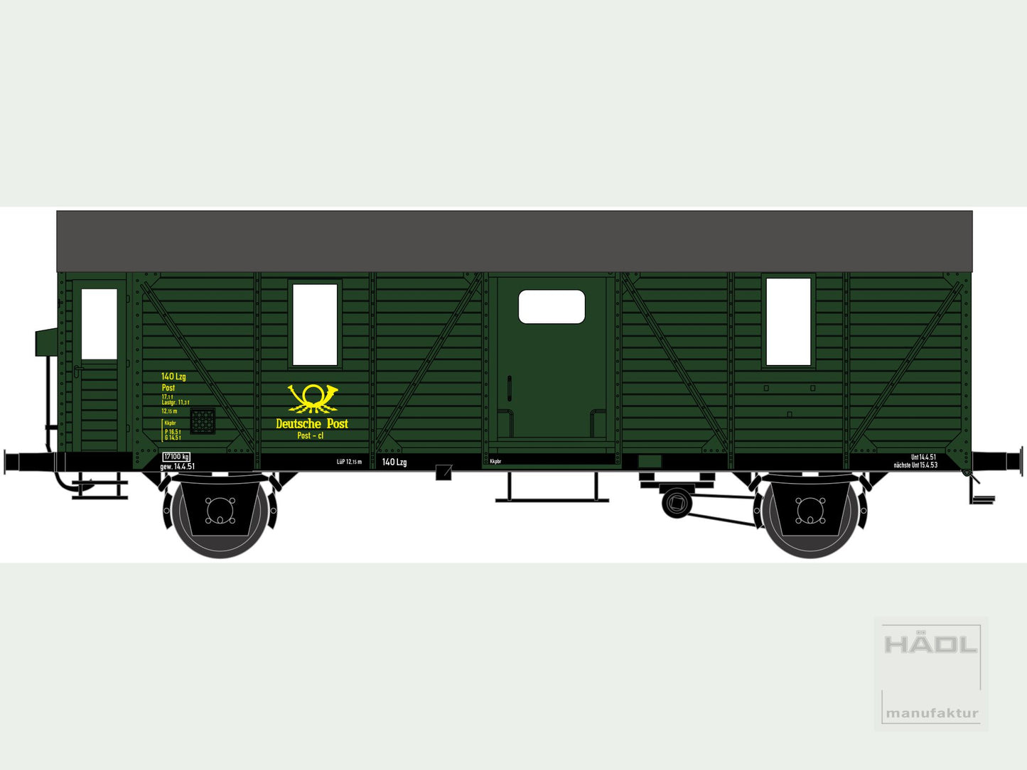 Postwagen c/10,8, DP, Ep. III