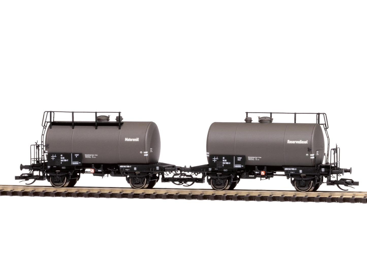 Set Kesselwagen Motorenöl und Reservediesel, DR, Ep. IV