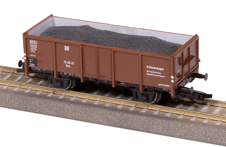 DR-Schlackewagen mit Schlackeladung, DR Ep. III