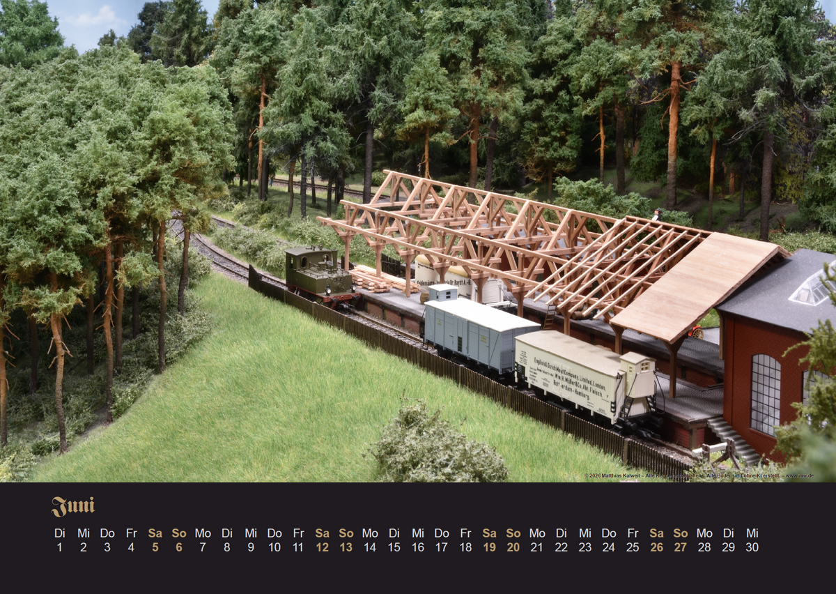 Modellbahn-Kalender 2027 Ge(l)dern – Oberwald
