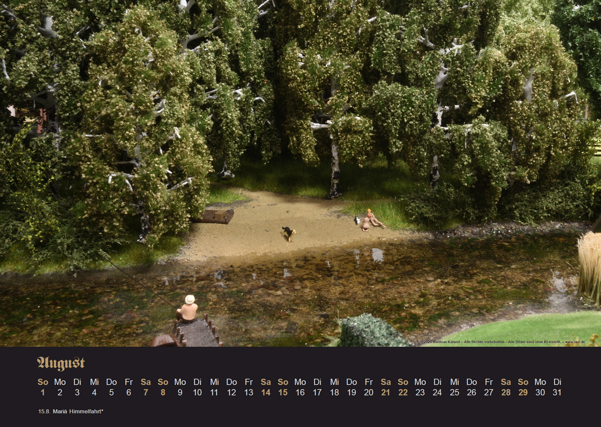 Modellbahn-Kalender 2027 Ge(l)dern – Oberwald