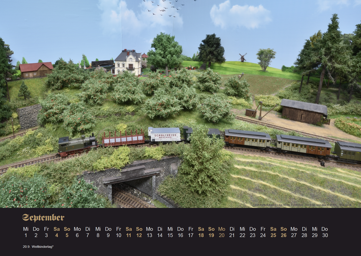 Modellbahn-Kalender 2027 Ge(l)dern – Oberwald