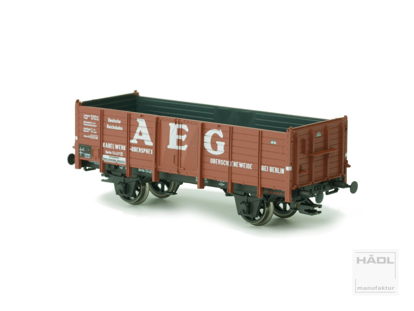 Set #1 offene Güterwagen AEG, Epoche II