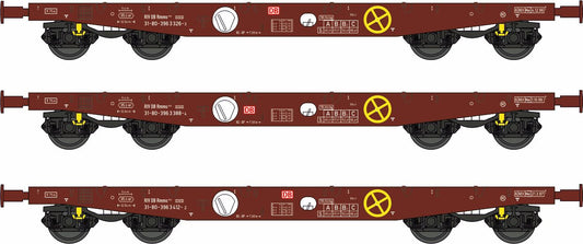 Flachwagen Rmms DBAG, Ep. V, verschiedene Nummern