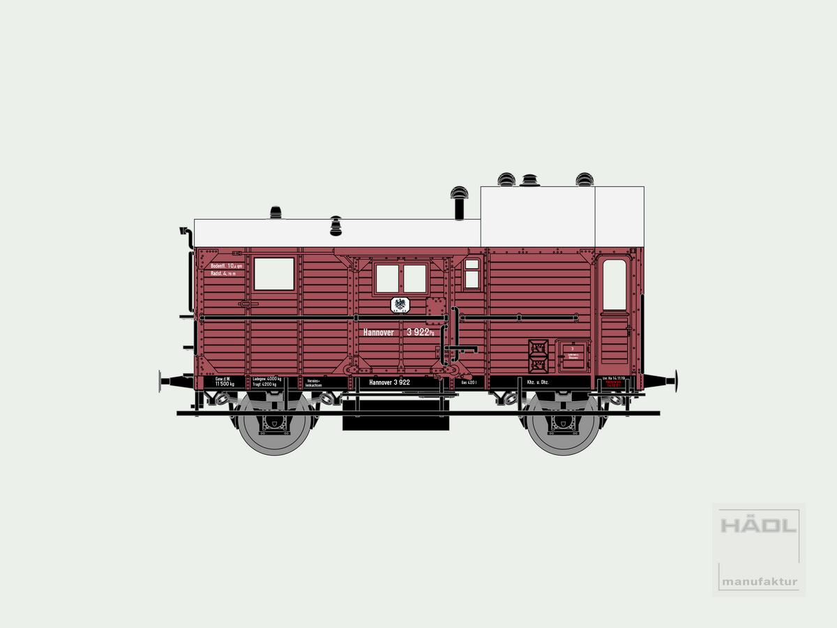 Packwagen Pwg Pr14, KPEV, Ep. I, TT