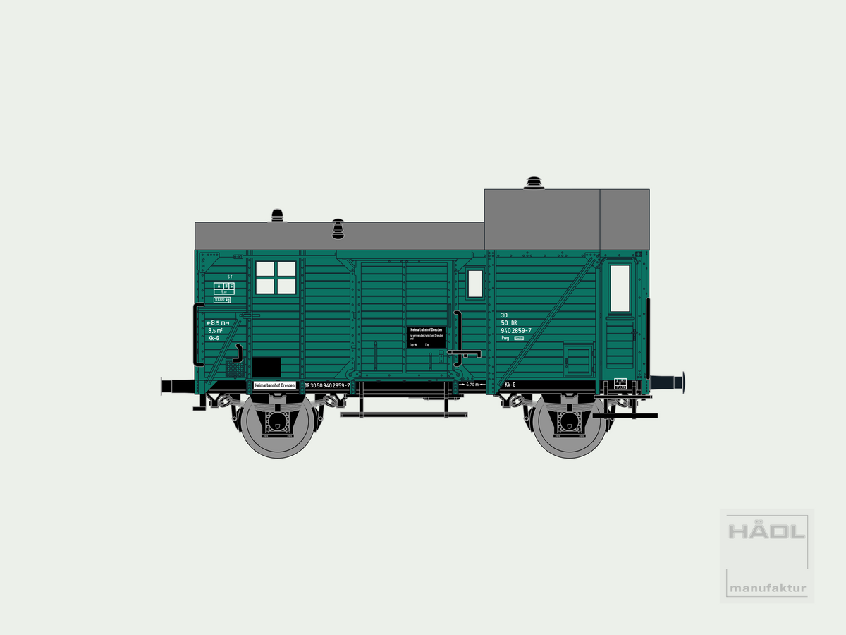 Packwagen Pwg Pr14, DR, Ep. IV, TT