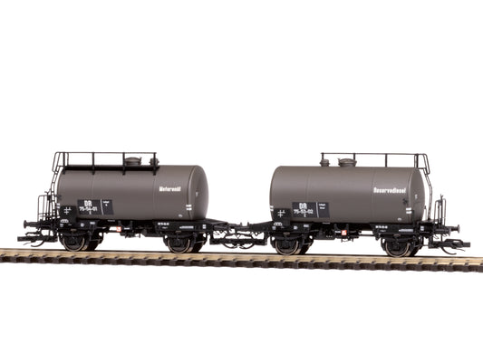 Set Kesselwagen Motorenöl und Reservediesel, DR, Ep. III