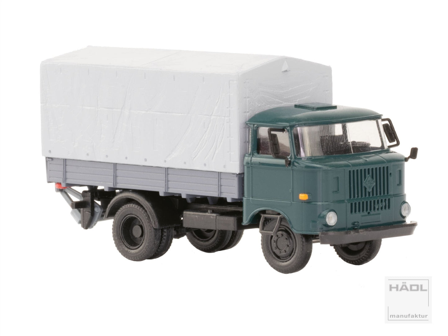 IFA W50L Holzpritsche, Plane und Ladebordwand