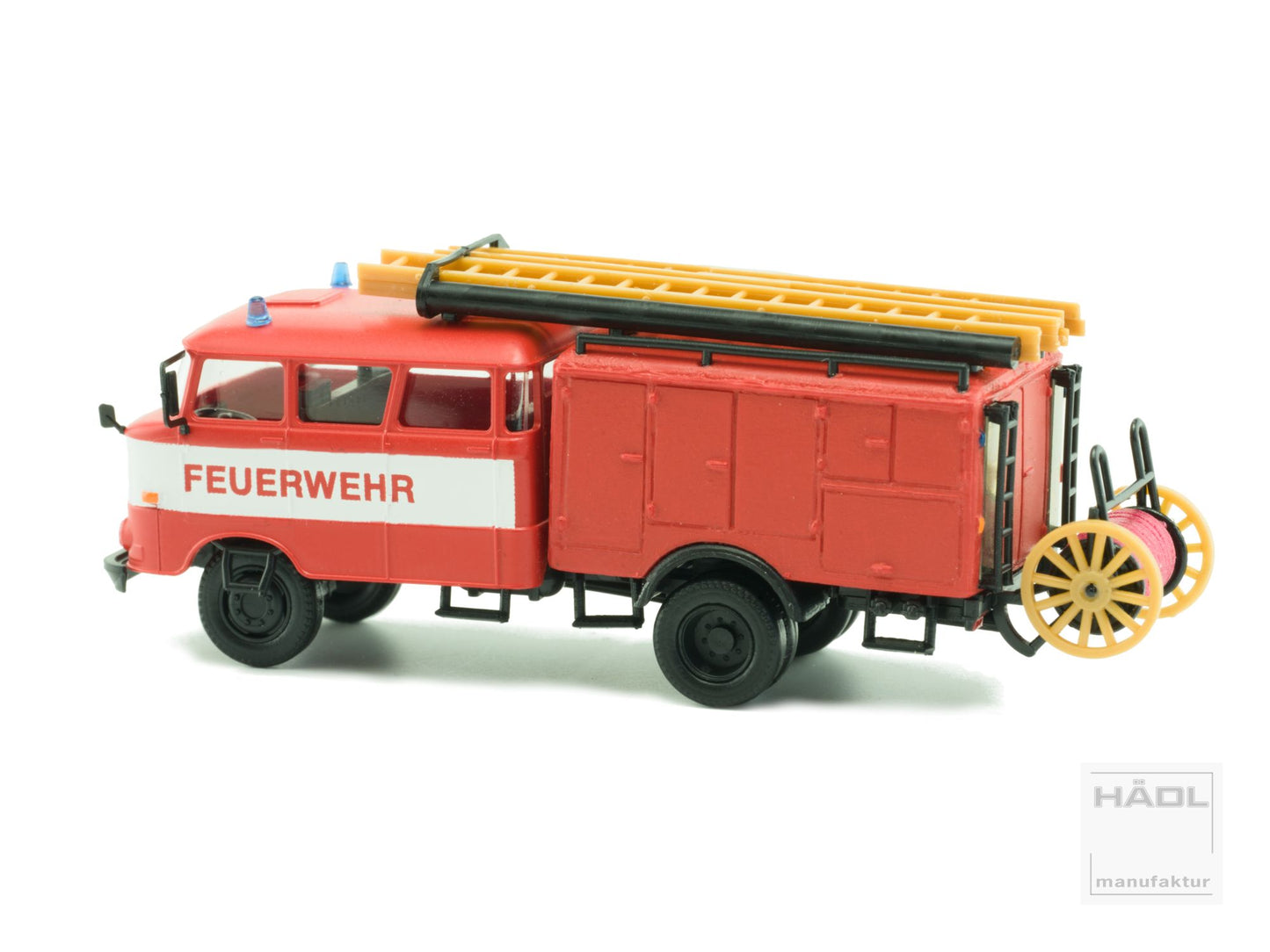 IFA W50L LF16 mit Bauchbinde, Holzhaspel, Feuerwehr