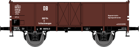 [Vorbestellung] DB-Schlackewagen mit Schlackeladung, DB Ep. III